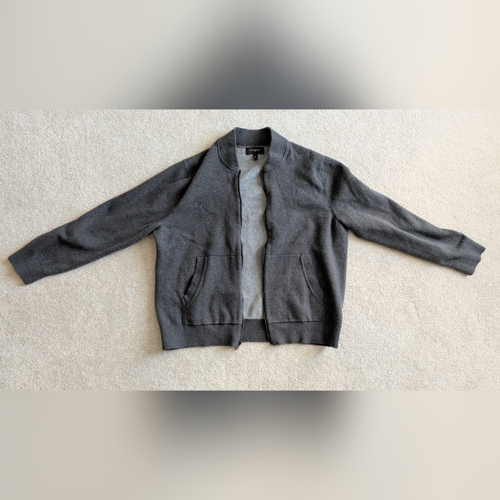 Banana Republic Men's Refined Bomber Sweater